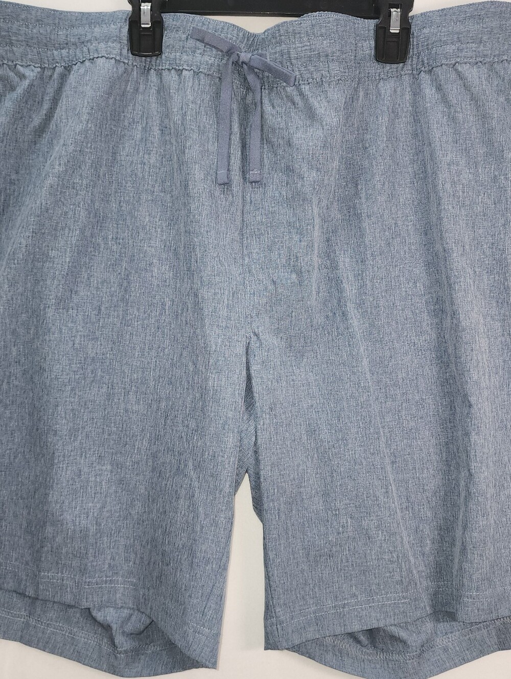 George Men's 2XL Heather Blue Drawstring Performance Shorts